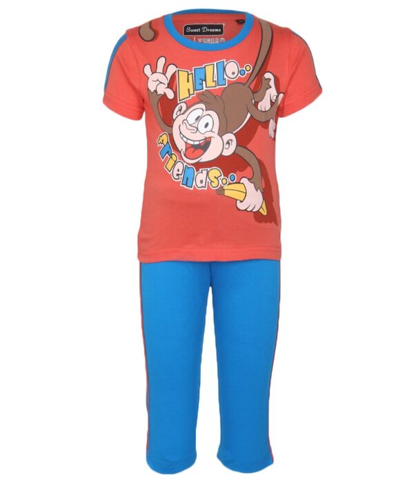SDL By Sweet Dreams Red & Blue Clothing Set