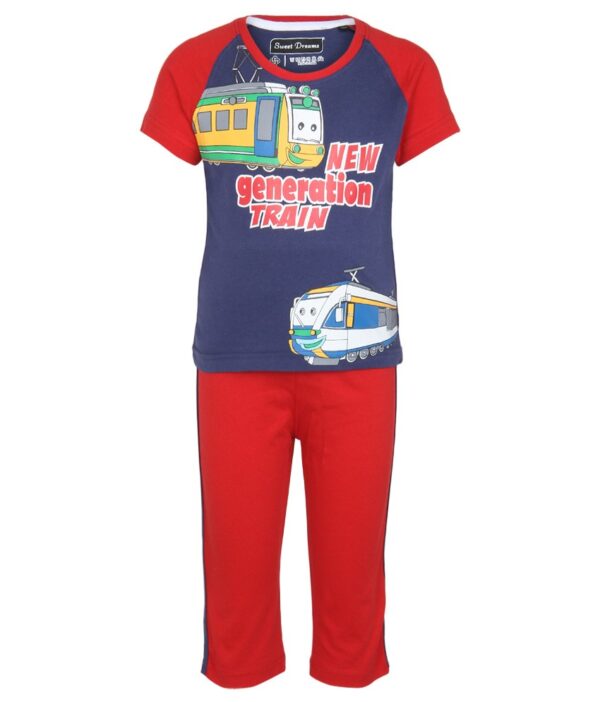 SDL By Sweet Dreams Red & Blue Clothing Set