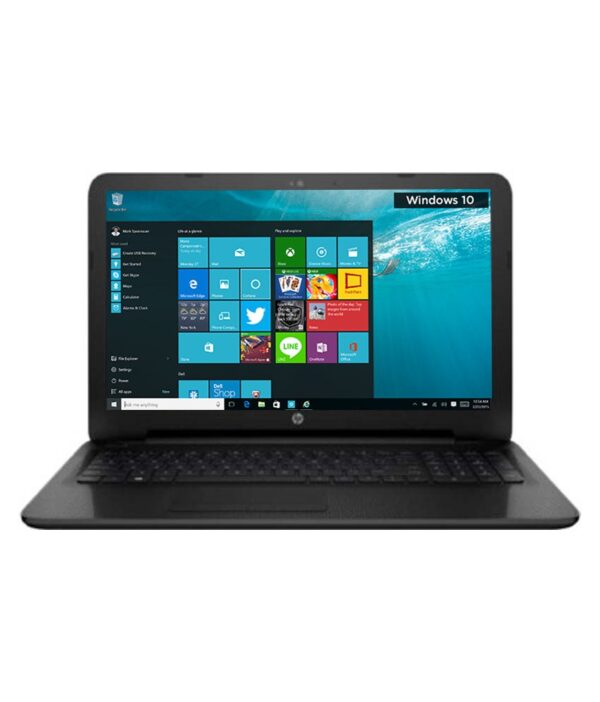 HP 15-ac173TU Notebook (P6M78PA) (Intel Pentium- 4GB RAM- 1TB HDD- 39.62 cm (15.6)- Windows 10) (Black)