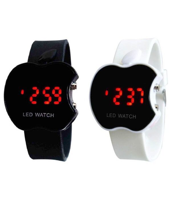 Gentax Black Rubber Automatic Watch Pack Of 2