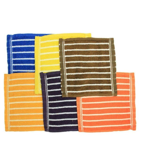 Baby Nice Multicolour Cotton Handkerchief for Kids - Pack of 12