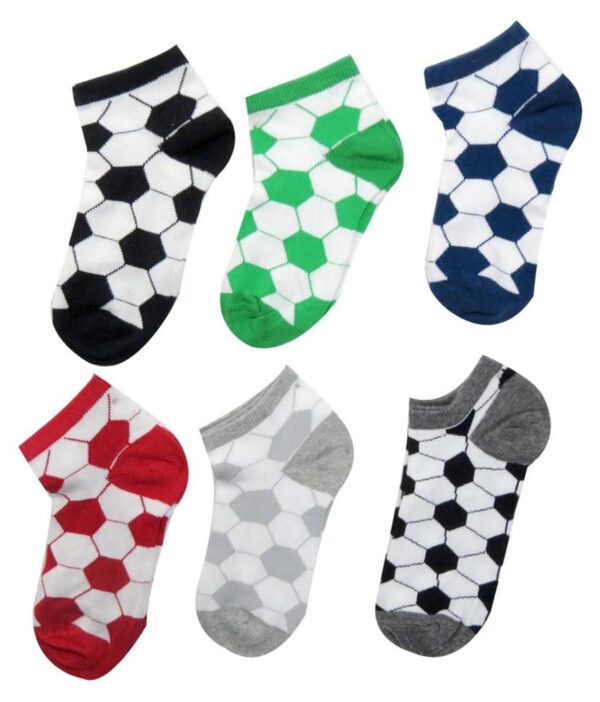 Neska Moda Multicolour Cotton Casual Full Length Socks Pack Of 6