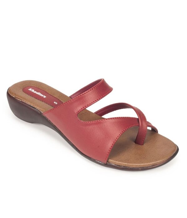 Khadims PeachPuff Wedges Heels
