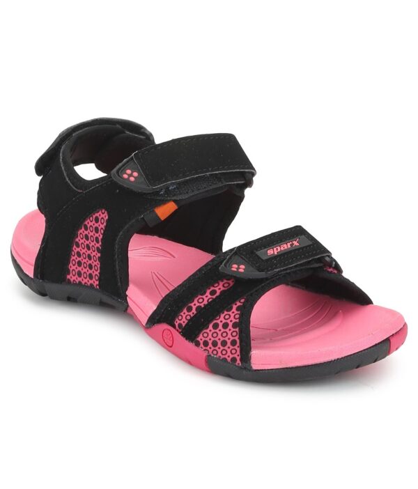 Sparx Black Floater Sandals