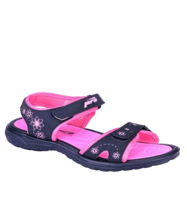 Khadims Black Floater Sandal
