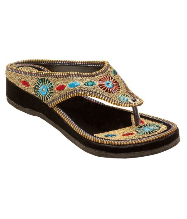 E-Handicrafts Multicolour Slip Ons