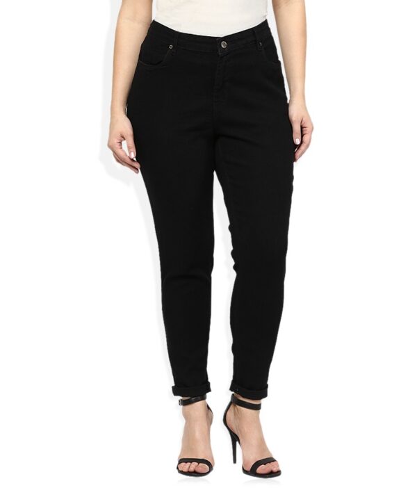Alto Moda By Pantaloons Black Super Skinny Fit Jeggings