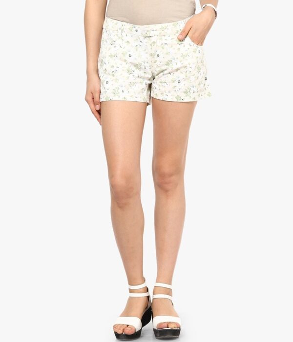 Vero Moda White Cotton Shorts