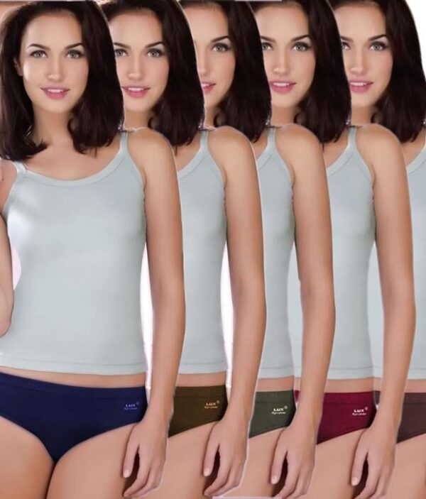 Lux Multi Color Cotton Panties Pack of 5