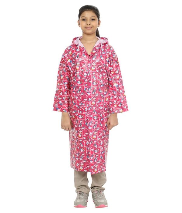 rainfun Printed Girls Raincoat