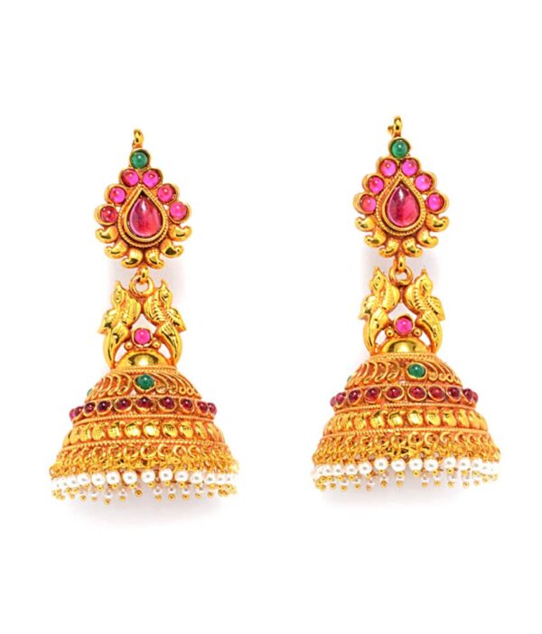 Alankruthi Gold Plated Jhumki