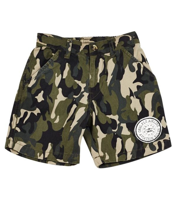 Gini & Jony Green Cotton Shorts