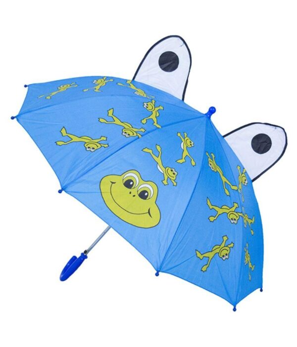 Rainfun Blue Polyester Umbrella For Kids